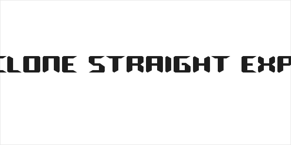 Robo-Clone Straight Expanded Logo