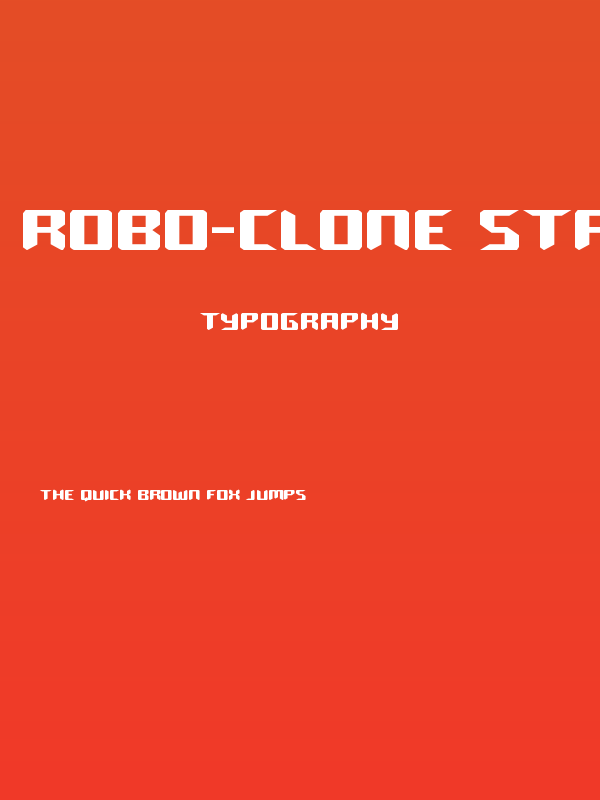 Robo-Clone Straight Expanded Poster
