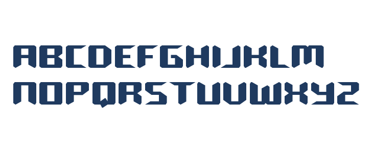 Robo-Clone Straight Expanded Lowercase