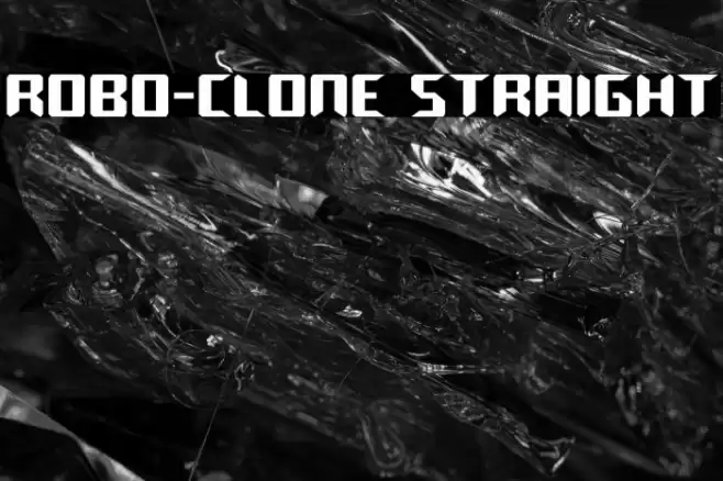 Robo-Clone Straight Font examples