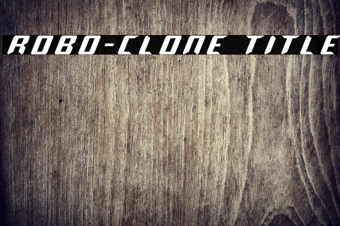 Robo-Clone Title Example 2
