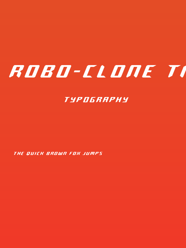 Robo-Clone Title Poster