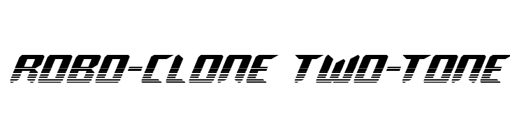 Robo-Clone Two-Tone  Descarca Fonturi Gratis