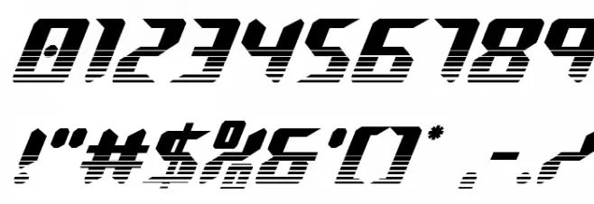 Robo-Clone Two-Tone Font OTHER CHARS