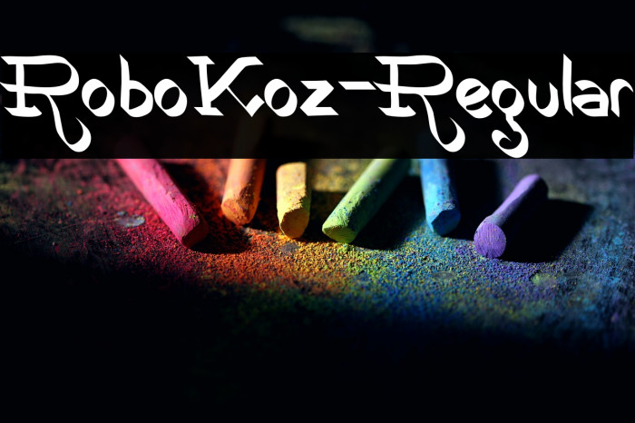 RoboKoz-Regular Example 3