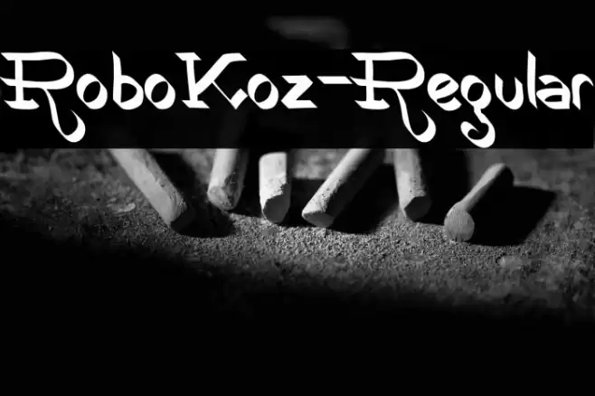 RoboKoz-Regular Font examples