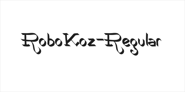 RoboKoz-Regular Logo