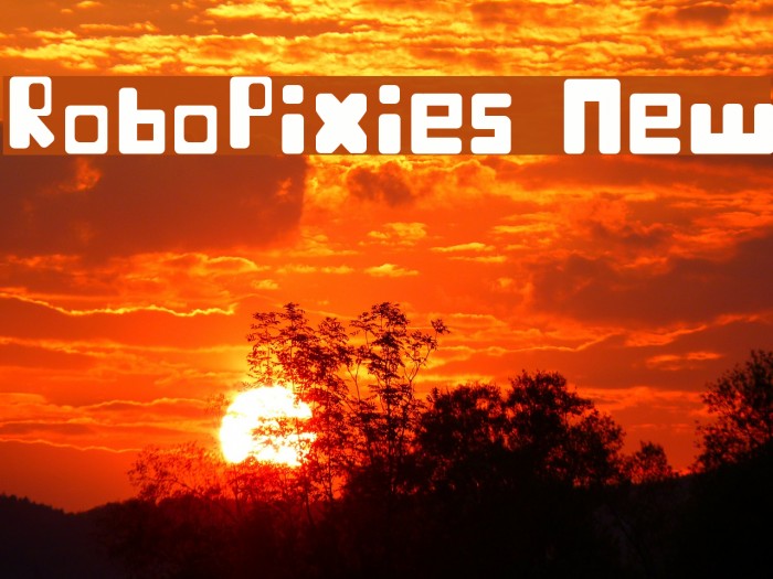 RoboPixies New Font examples