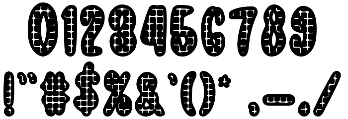 Roboboy Font OTHER CHARS