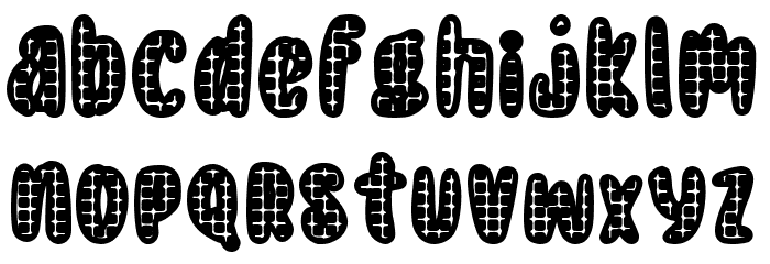 Roboboy Font LOWERCASE