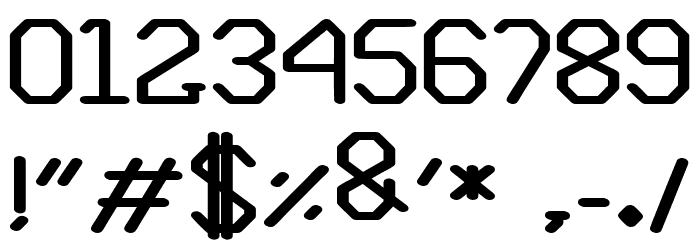 Roboday Regular Font OTHER CHARS