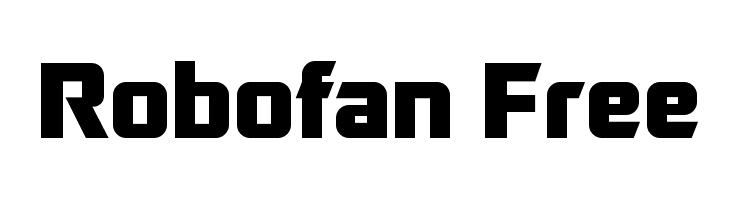 Robofan Free  Descarca Fonturi Gratis