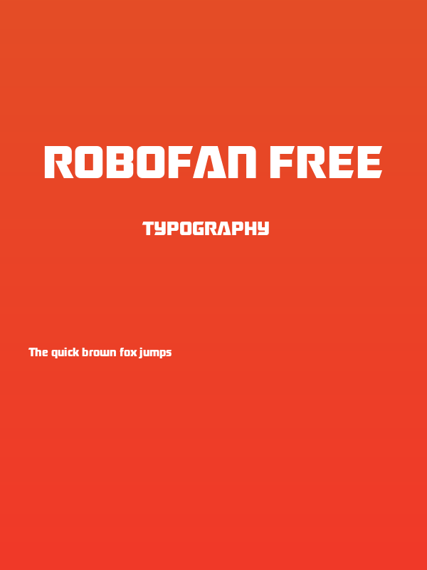 Robofan Free Poster