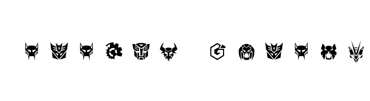 Robofan Symbols  Скачать бесплатные шрифты
