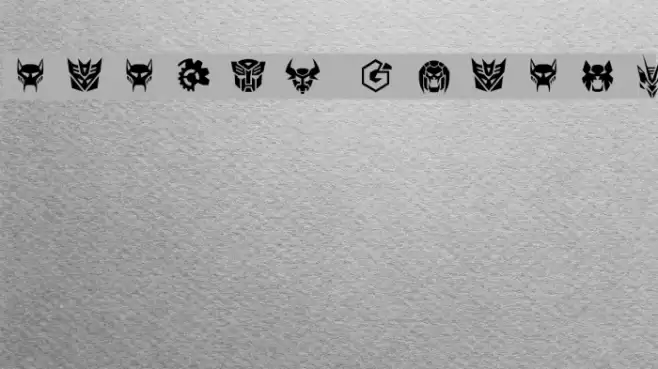 Robofan Symbols Caratteri examples