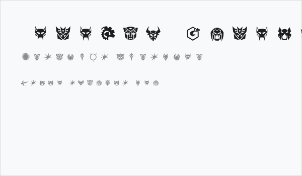 Robofan Symbols Business Card