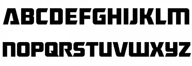 RobofanFree Schriftart Groß