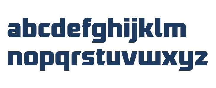 RobofanFree Lowercase