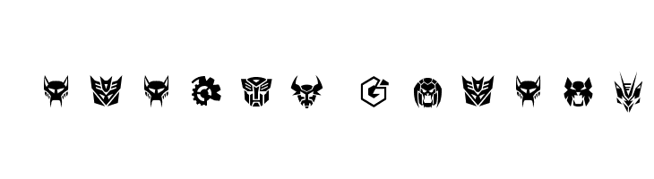 RobofanSymbols  免费字体下载