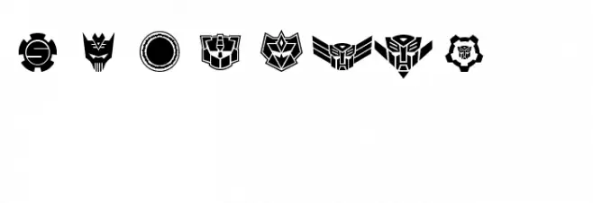 RobofanSymbols フォント 大文字