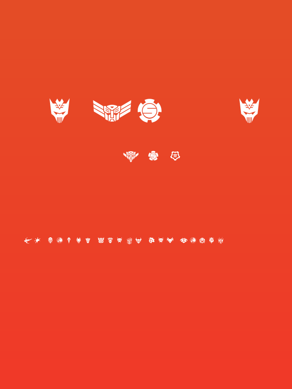 RobofanSymbols Poster