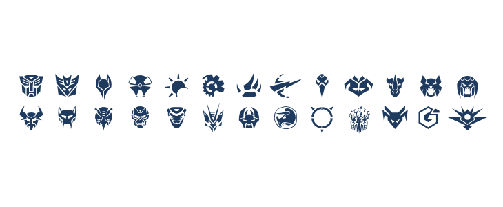 RobofanSymbols Lowercase