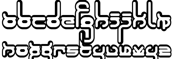 Robokid Font LOWERCASE