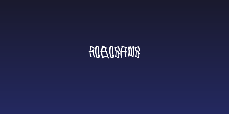 Robosans Social Header