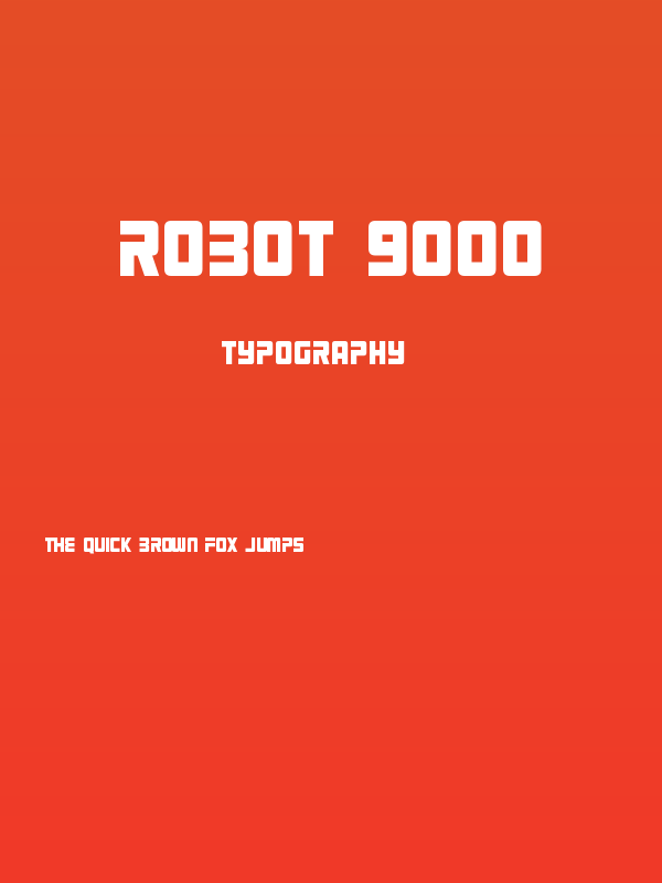 Robot 9000 Poster