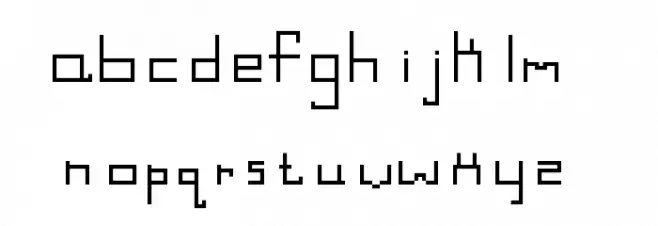 Robot Attack Regular Schriftart Kleinbuchstaben