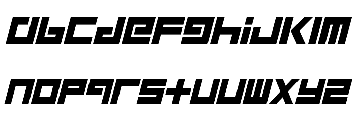 Robot Children Font LOWERCASE