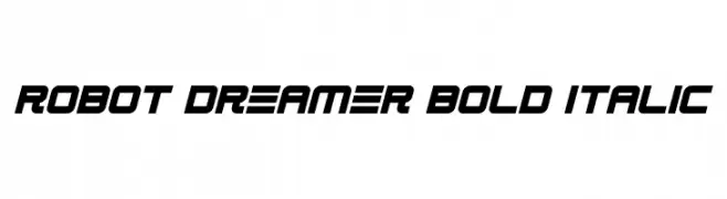 Robot Dreamer Bold Italic 