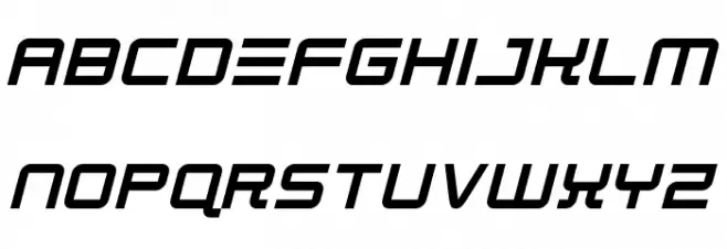 Robot Dreamer Italic フォント 小文字