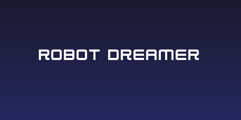Robot Dreamer Social Header
