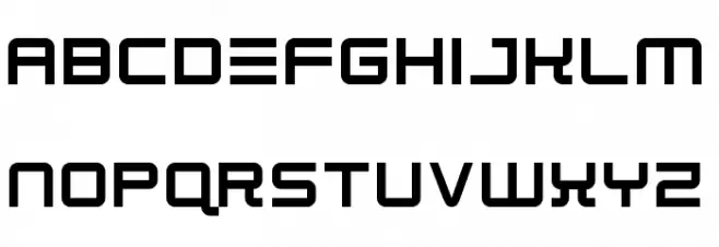 Robot Dreamer 字体 小写
