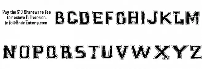 Robot GamesSW フォント 大文字