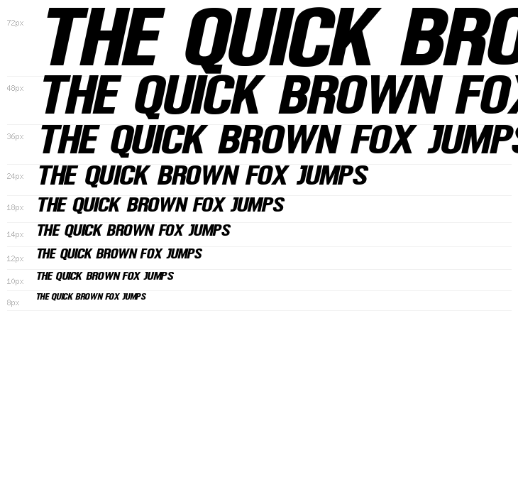 Robot Go Italic Waterfall