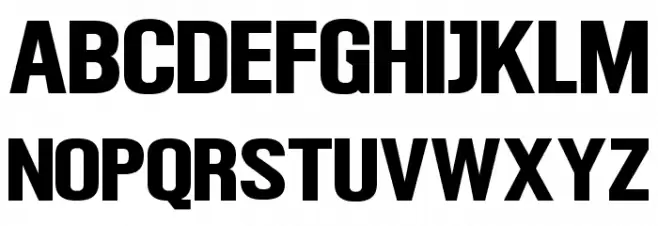 Robot Go Schriftart Kleinbuchstaben