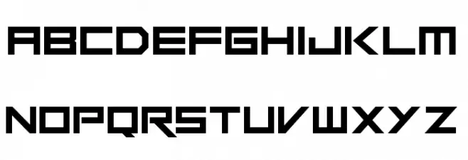 Robot Heroes 字体 大写