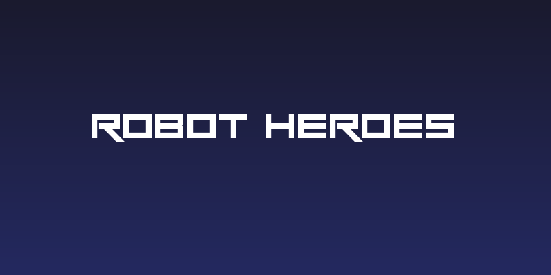 Robot Heroes Social Header
