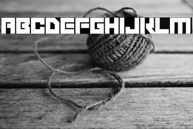 Robot Invaders Font examples