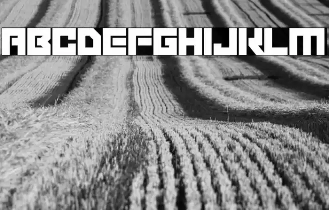 Robot Invaders Font examples