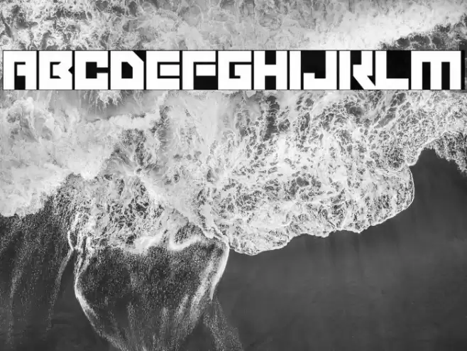 Robot Invaders Font examples