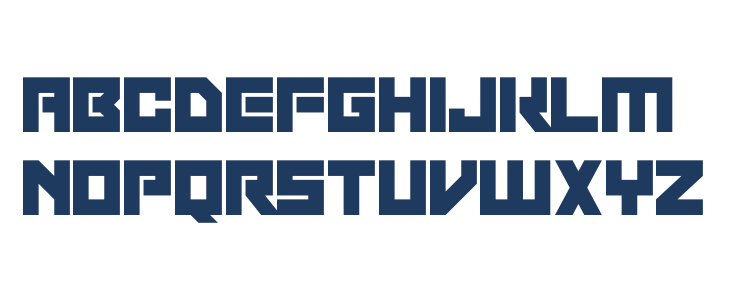 Robot Invaders Lowercase