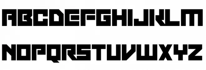 Robot Invaders Fuentes MINÚSCULAS