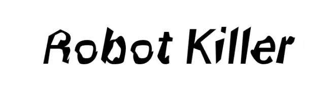 Robot Killer  font caratteri gratis