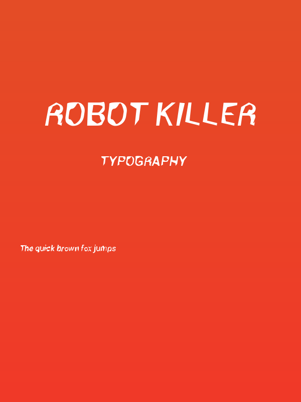 Robot Killer Poster