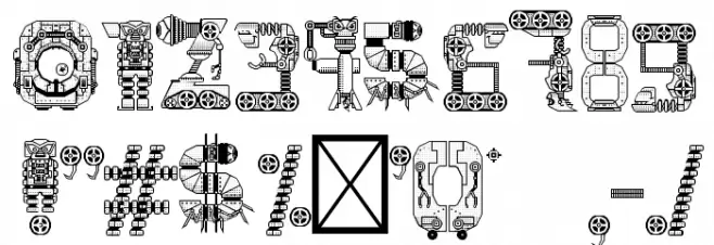 Robot Médoclone Regular Polices AUTRES CHARS
