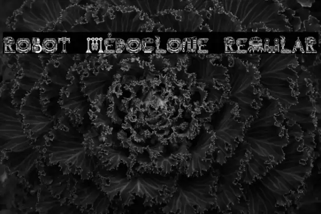 Robot Médoclone Regular Polices examples