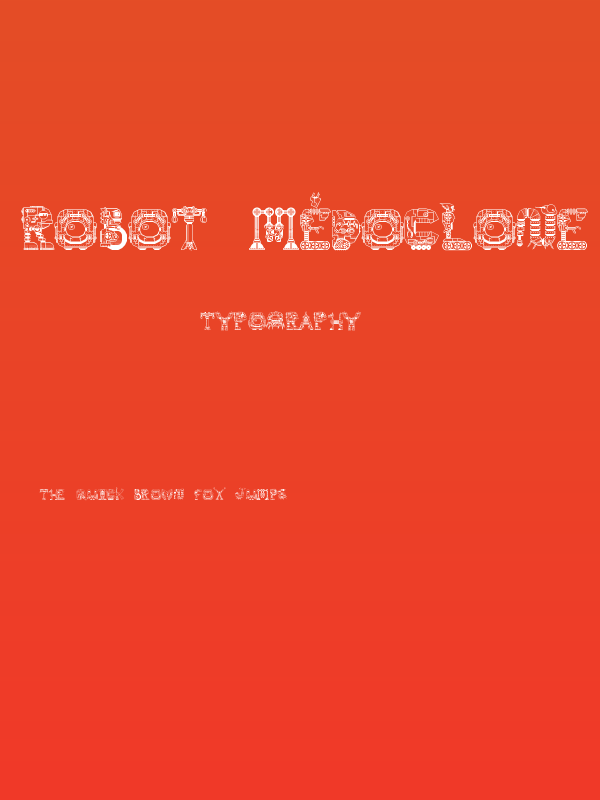 Robot Médoclone Regular Poster